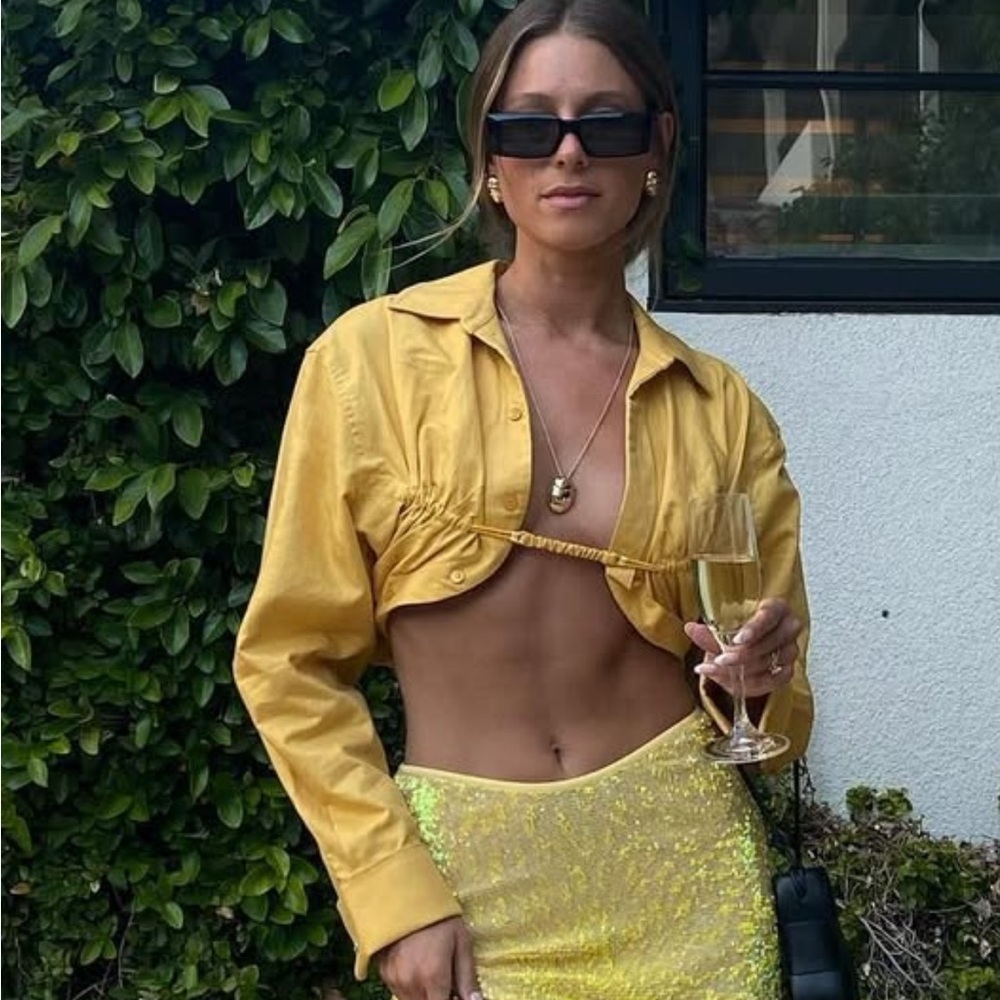Jacquemus Yellow Shirt
